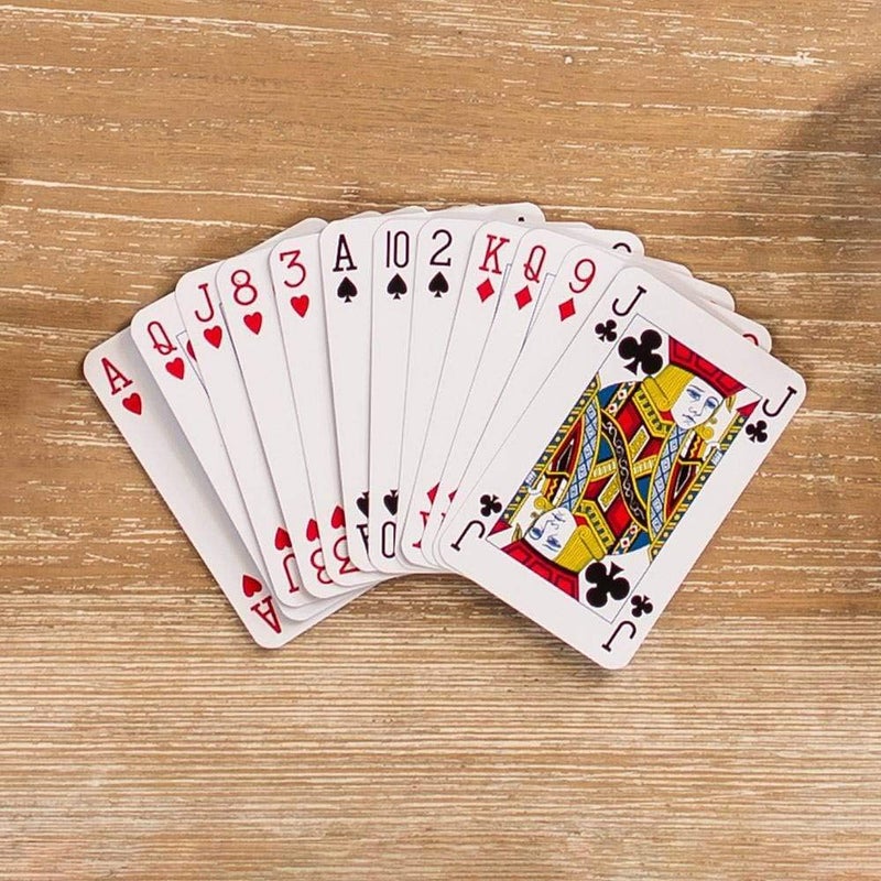 Caspari Entertaining with Caspari Double Deck of Bridge Playing Cards, Under The Palms - Image 4